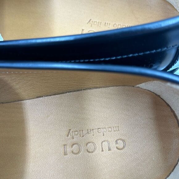 Men’s Gucci interlocking GG  Leather loafers size 11 made in Italy - Picture 8 of 13